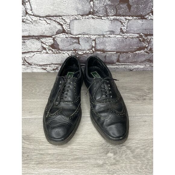Jarking Classics Black Leather Lace Up Oxfords Shoes Men Sz 6E US/39EU Mexico - Picture 15 of 16